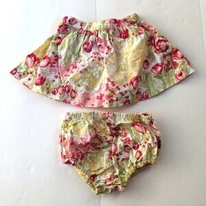 Hartstrings Skirt Girls Sz 18m Tulip Floral Spring